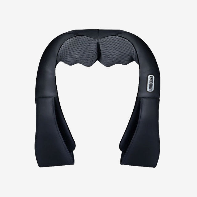 Image de l'appareil de massage shiatsu vibrant aux multiples fonctionnalités de couleur noir de la marque Ozen-Massage