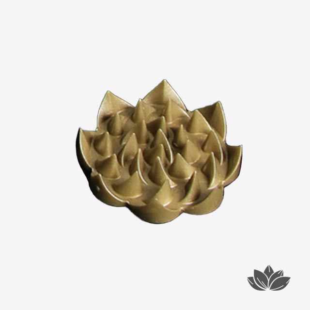 Zoom sur une fleur de lotus présente sur les tapis et coussins d'acupression