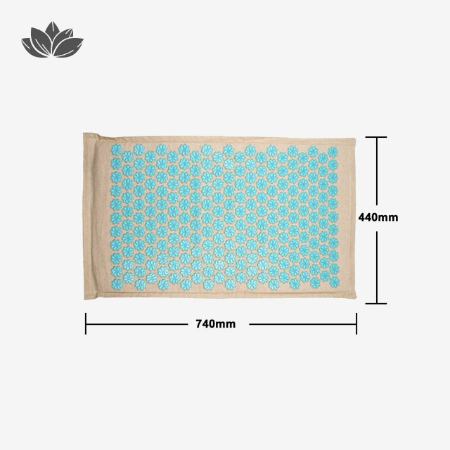 Dimensions du tapis d'acupression fleur de lotus de la marque Ozen-Massage