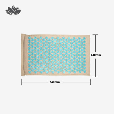Dimensions du tapis d'acupression fleur de lotus de la marque Ozen-Massage